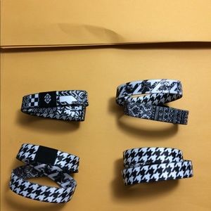 Beautiful B&W Infinity Doubles Bracelets